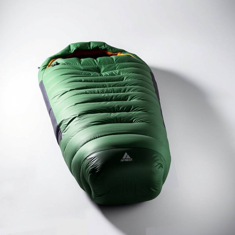 Saco de dormir Therm-a-Rest Hyperion 20 de color verde.