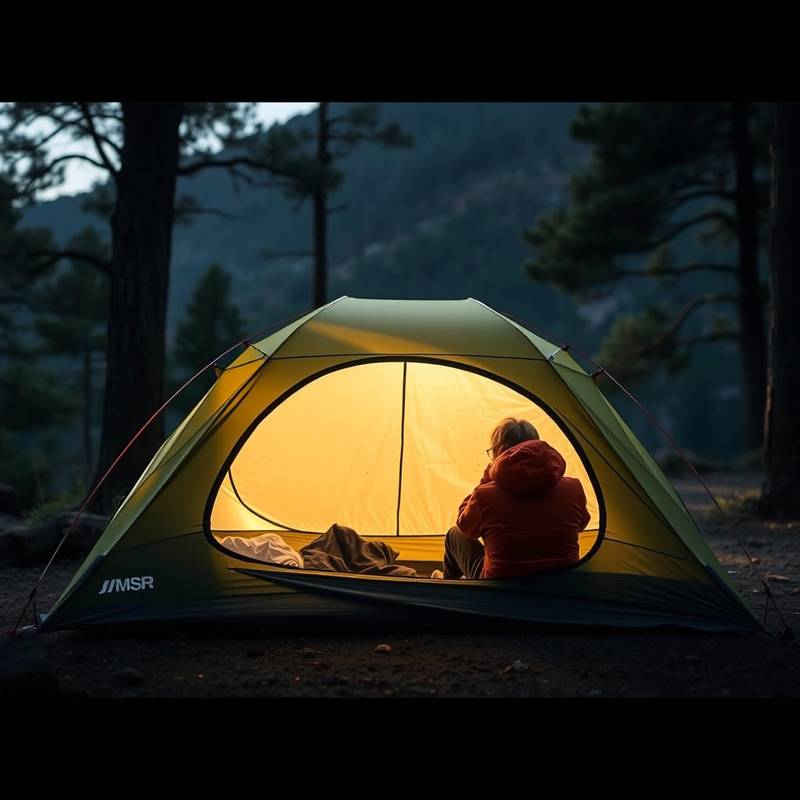 Tienda de campaña MSR Hubba Hubba NX para dos personas.
